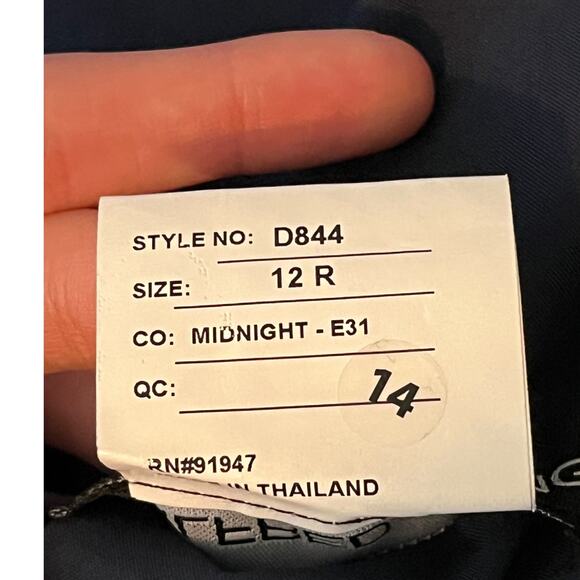 Alfred Sung dress D844 Corset Satin Gown dark blue size 12 - Picture 6 of 6